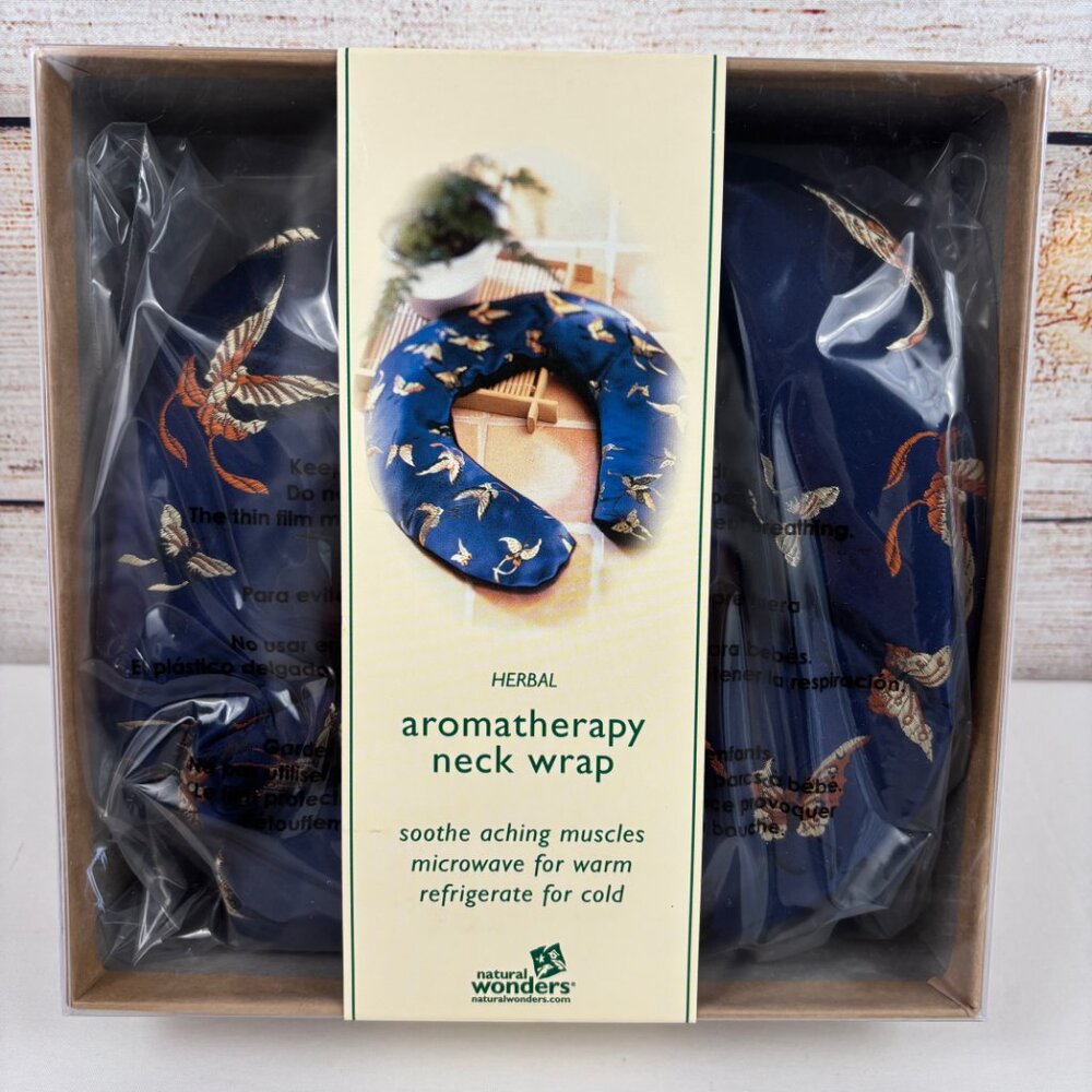 Natural Wonders Aromatherapy Herbal Neck Wrap Warm Cold Therapy